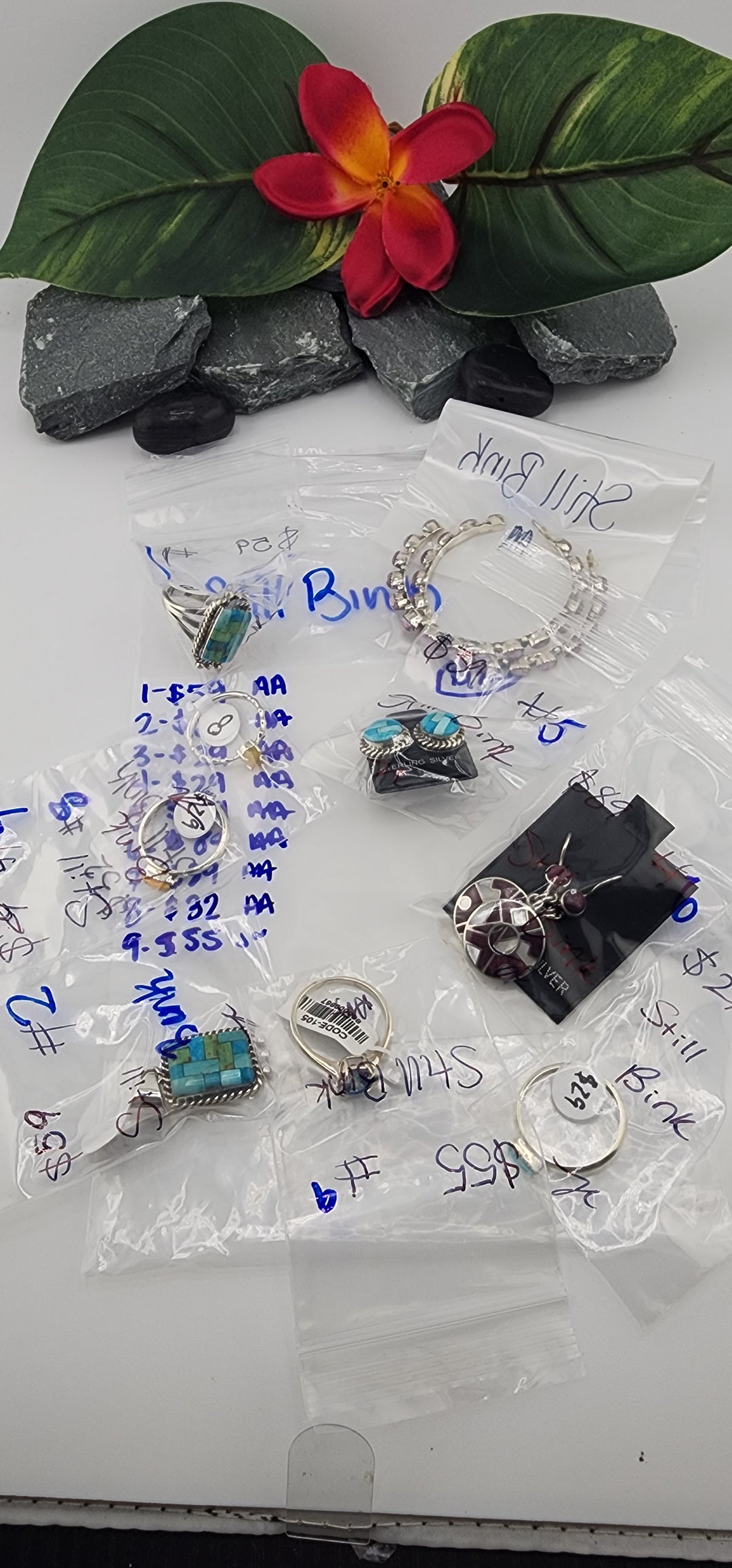 RESERVED FOR: Still Bink - 6/29/2025 tiktok Reservation Live Show -9 Sterling Silver Items