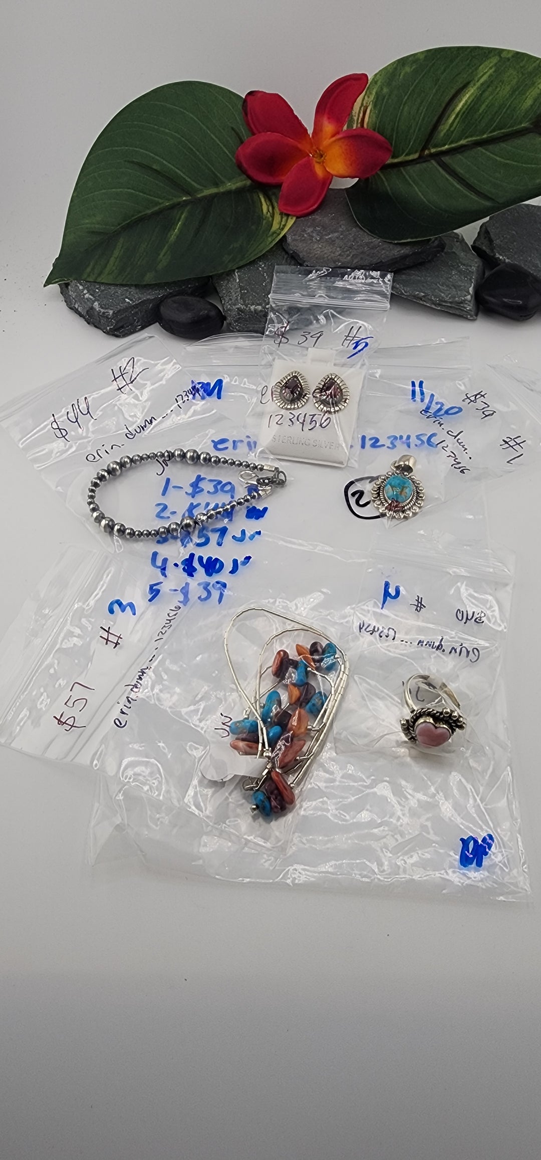 PM SHOW 48HR - RESERVED FOR:  erin.dunn...123456- 11/20/2025 tiktok Live Show - 5 Sterling Silver Items
