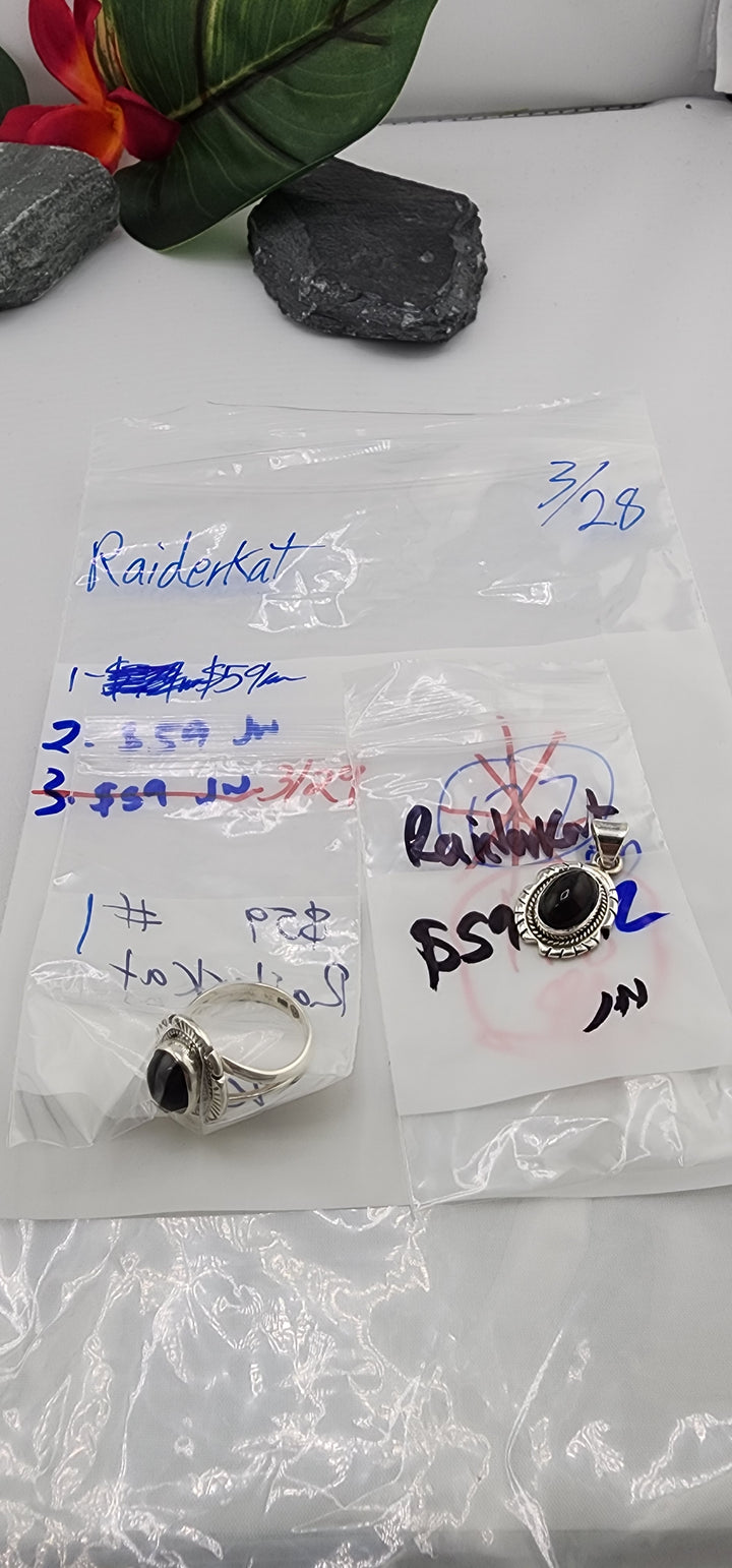 RESERVED FOR: Raiderkat - 3/28/2025 tiktok Live Show - 2  Sterling Silver Items