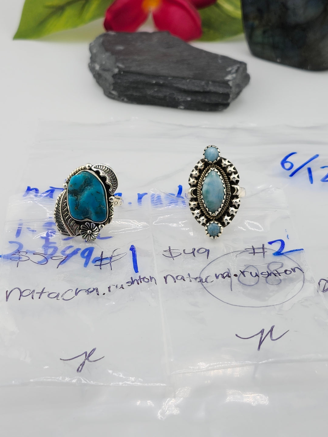RESERVED FOR: natacha.rushton - 6/12/2025 tiktok Reservation Live Show - 2 Sterling Silver Items