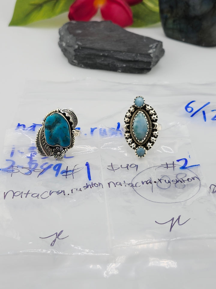 RESERVED FOR: natacha.rushton - 6/12/2025 tiktok Reservation Live Show - 2 Sterling Silver Items