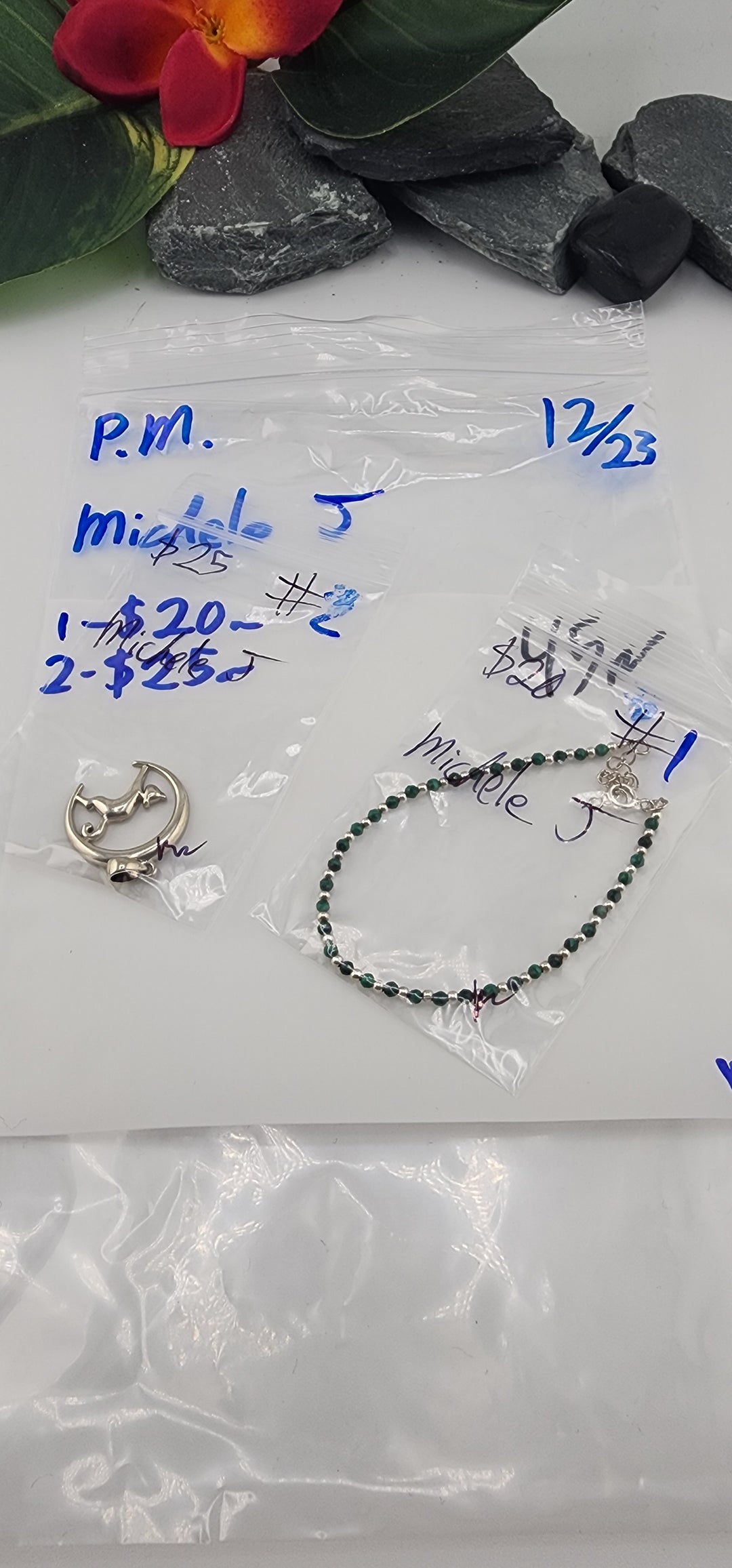 PM SHOW 48HR - RESERVED FOR: Michele J - 12/23/2025 tiktok Live Show - 2 Sterling Silver Items