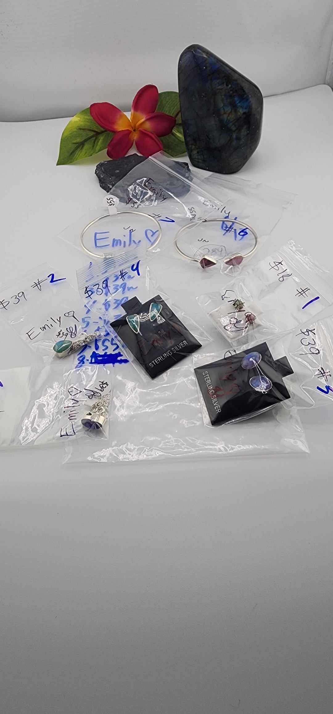 48HR - RESERVED FOR: Emily❤️ - 6/13/2025 FL tiktok Live Show - 7 Sterling Silver Items