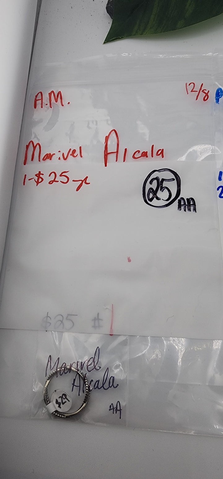 AM SHOW 48HR RESERVED FOR: Marivel Alcala - 12/8/2025 FL tiktok Live Show - 1 Sterling Silver Items