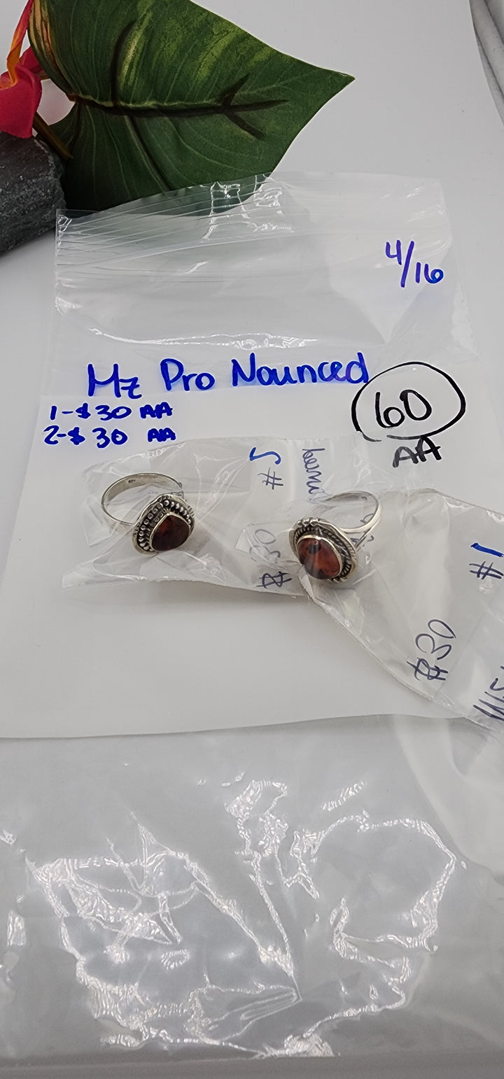 RESERVED FOR: Mz Pro Nounced - 4/16/2025 tiktok Live Show - 2 Sterling Silver Items