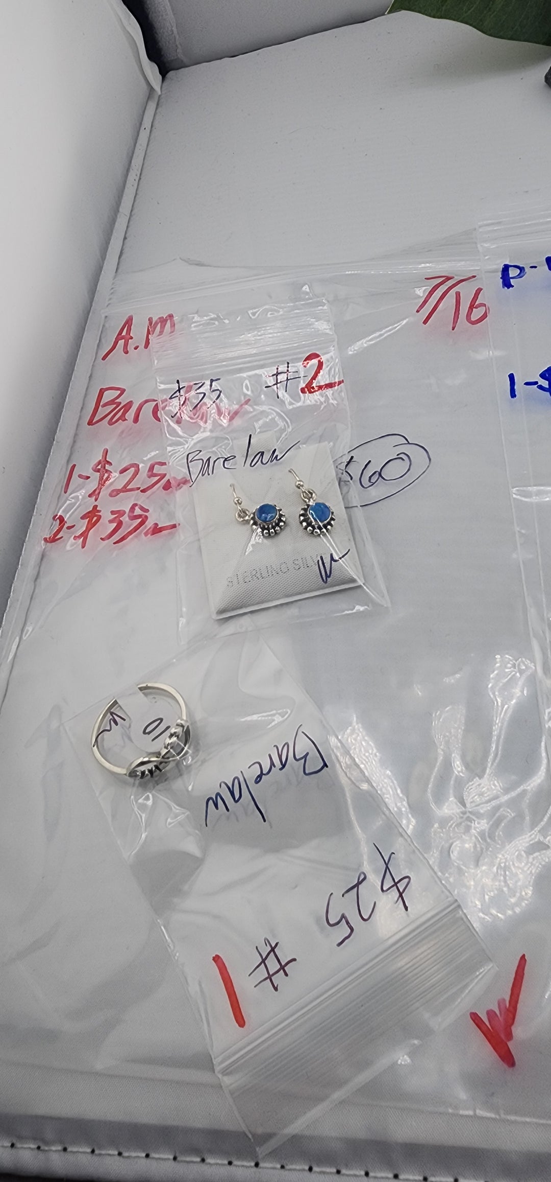 AM SHOW 48HR - RESERVED FOR: Barelaw  - 7/16/2025 FL tiktok Live Show - 2  Sterling Silver Items