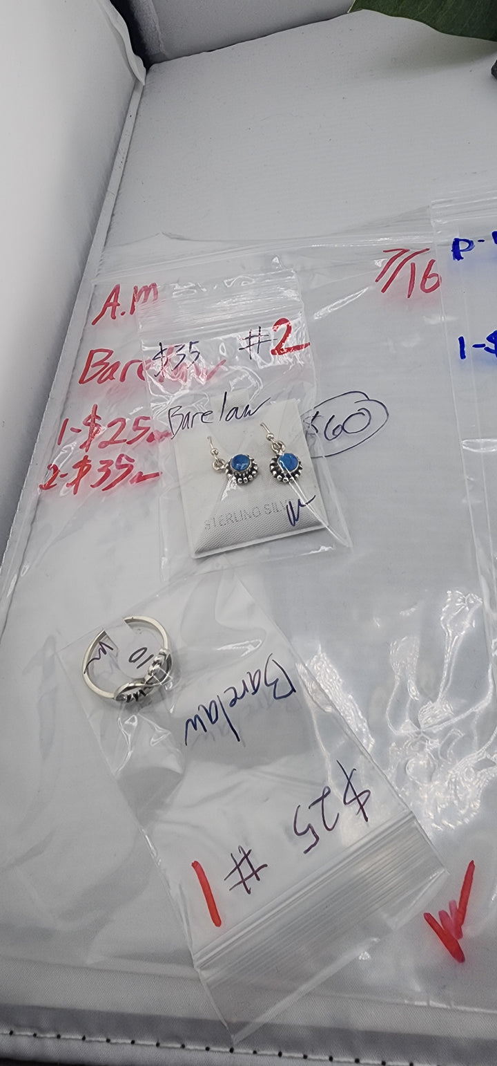 AM SHOW 48HR - RESERVED FOR: Barelaw  - 7/16/2025 FL tiktok Live Show - 2  Sterling Silver Items