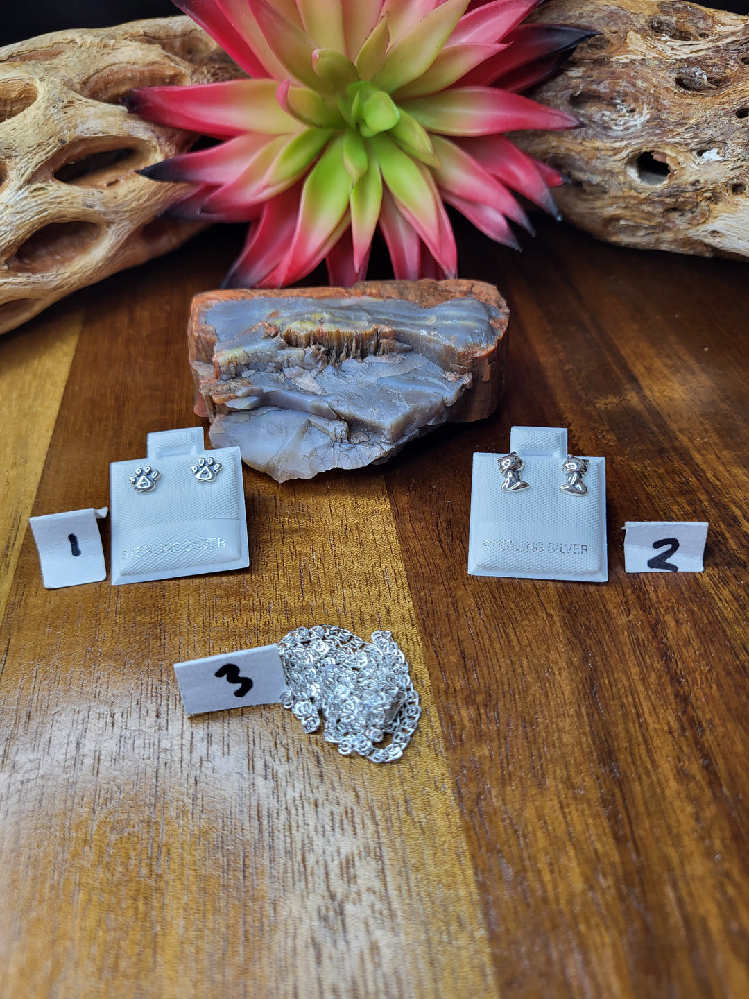RESERVED FOR: Kim W 8/1/24- 3 Sterling Silver Items