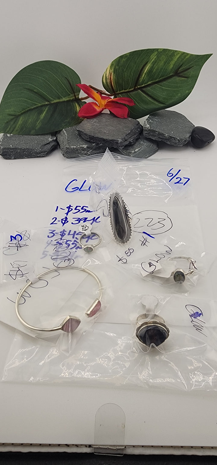 48HR - RESERVED FOR: GLOW - 6/27/2025 FL tiktok Live Show - 5 Sterling Silver Items