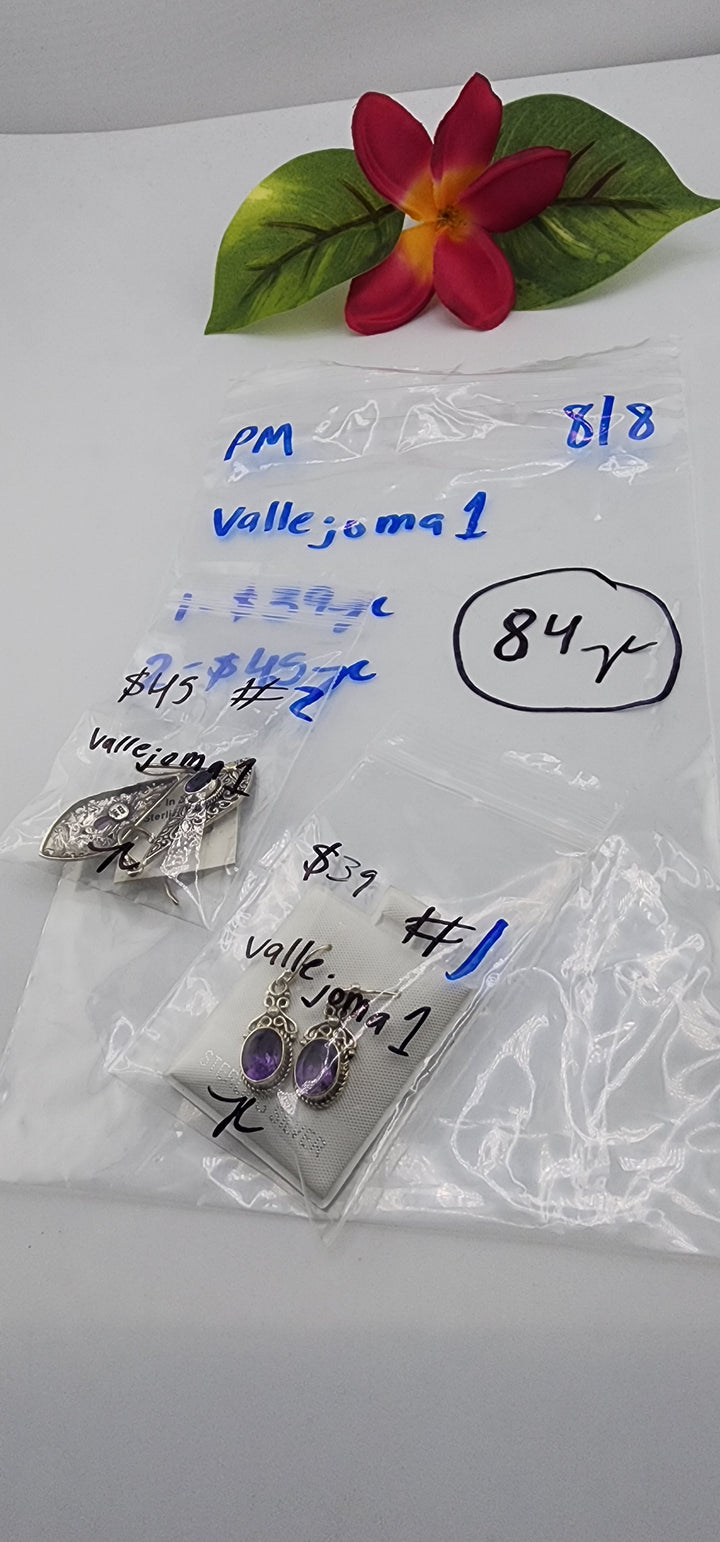 PM SHOW 48HR - RESERVED FOR: vallejoma1 - 8/8/2025 FL tiktok Live Show - 2 Sterling Silver Items