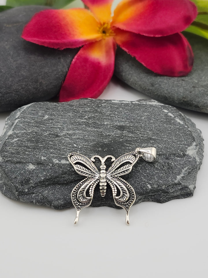 Sterling Silver Butterfly Pendant