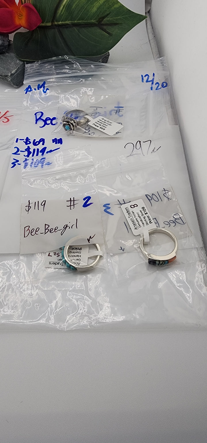 PM SHOW 48HR - RESERVED FOR: Bee_Bee_girl - 12/20/2025 tiktok Live Show - 3 Sterling Silver Items