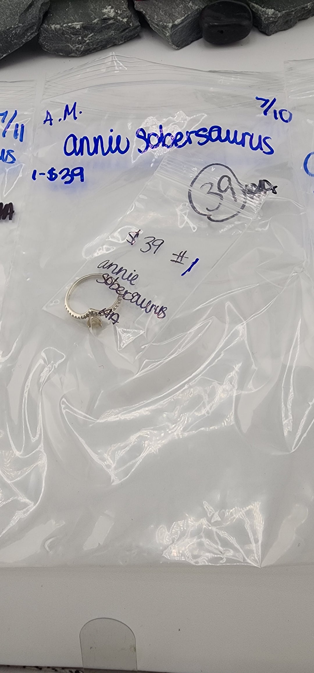 AM SHOW 48HR - RESERVED FOR: annie sobersaurus  - 7/10/2025 FL tiktok Live Show - 1 Sterling Silver Items