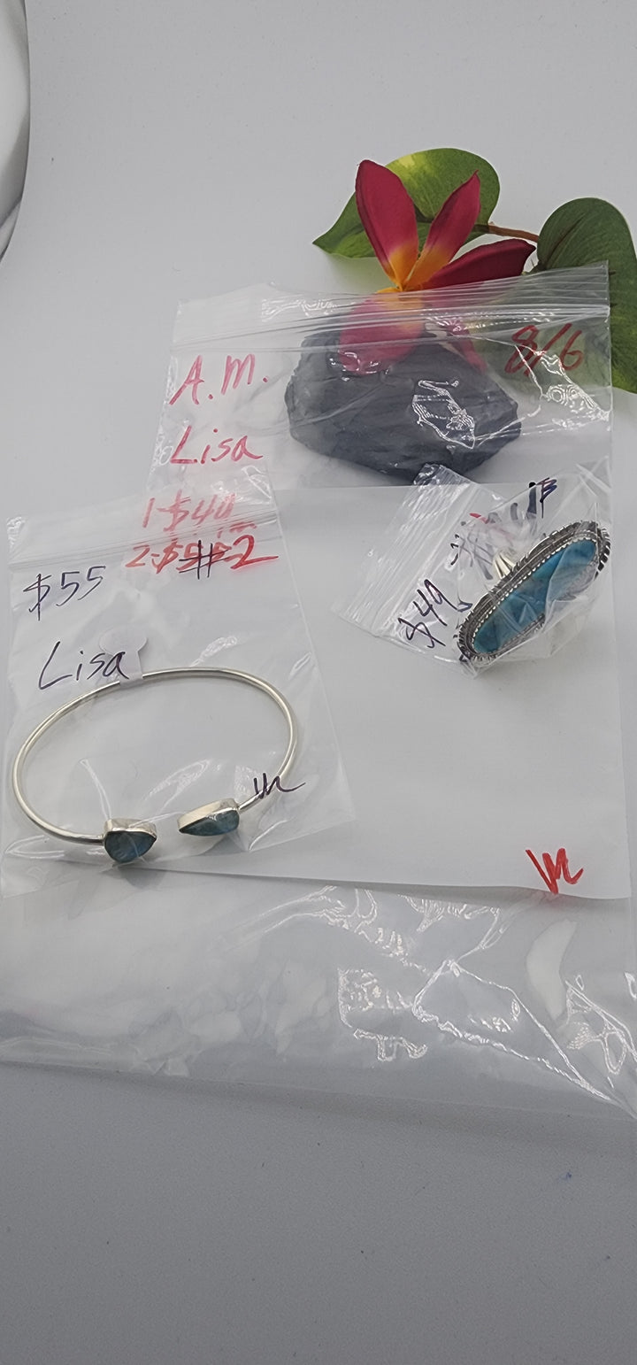 AM SHOW 48HR - RESERVED FOR: Lisa - 8/6/2025 FL tiktok Live Show - 2 Sterling Silver Items