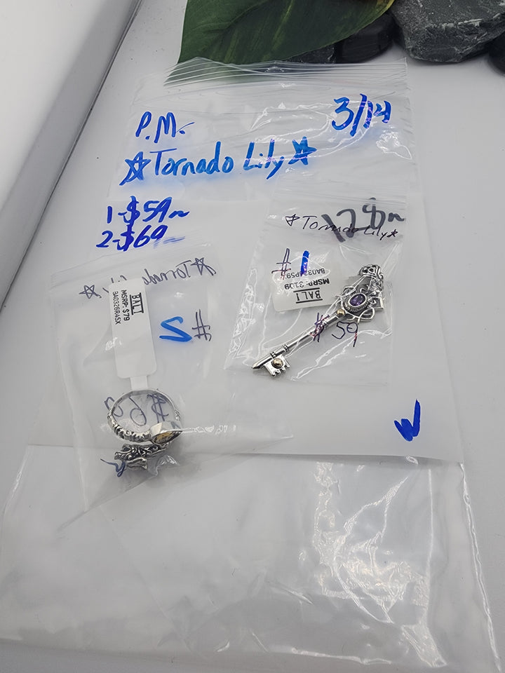 Tornado Lily- 3/14/26 -2 925 Sterling Silver Items
