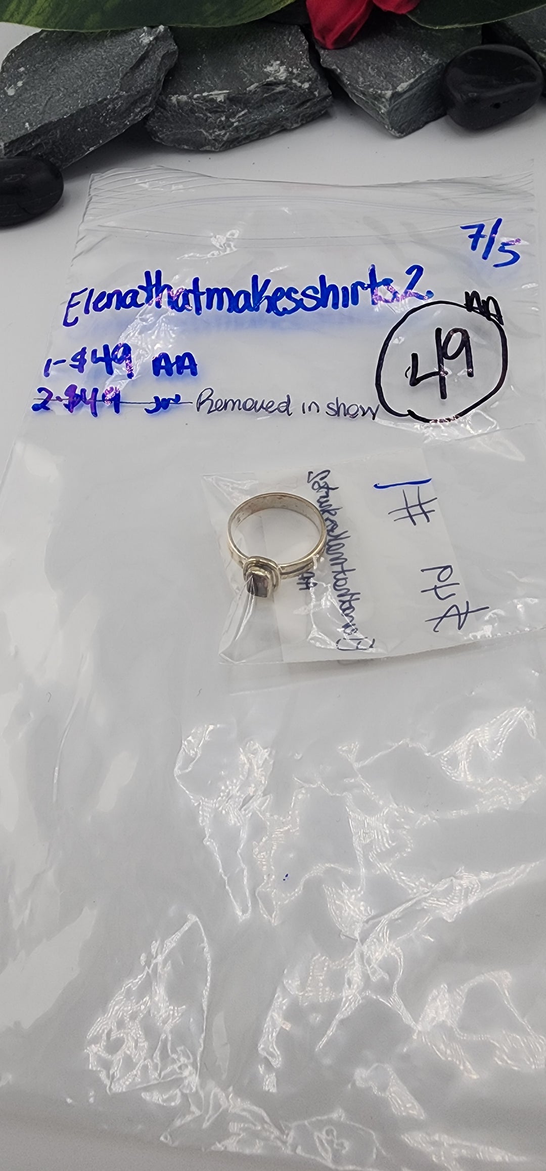 48HR - RESERVED FOR: Elenathatmakesshirts2 - 7/5/2025 FL tiktok Live Show - 1 Sterling Silver Items