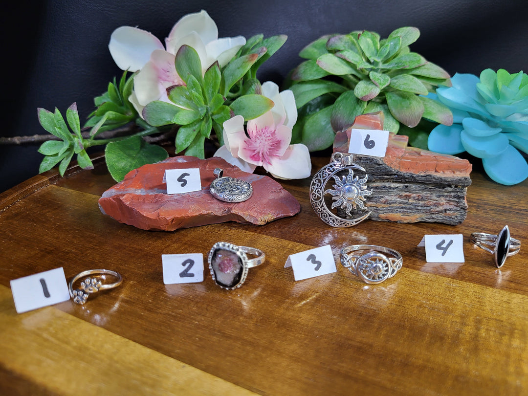 RESERVED FOR: Deanne 7/13/24- 6 Sterling Silver Items