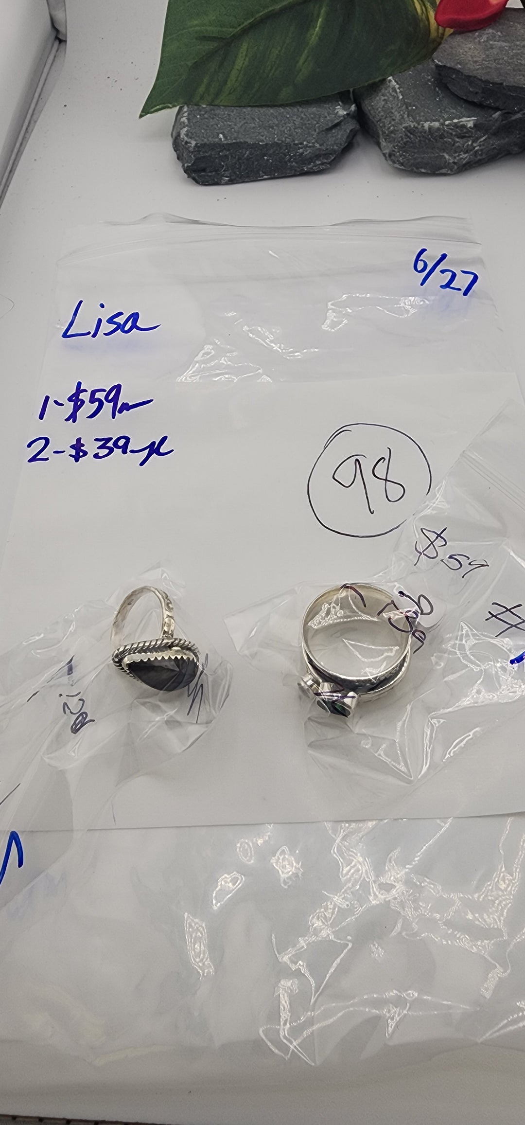 48HR - RESERVED FOR: Lisa - 6/27/2025 FL tiktok Live Show - 2 Sterling Silver Items