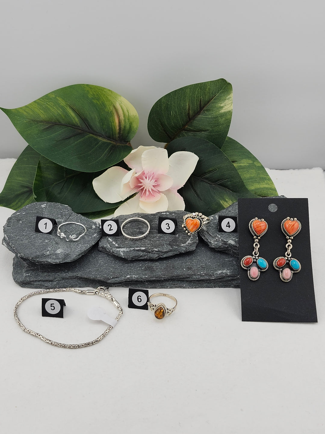 RESERVED FOR: xena1966k66 - 1/24/2025 Show - 6 Sterling Silver Items
