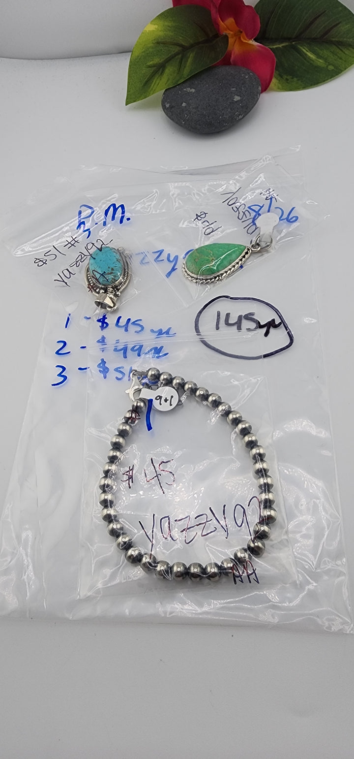 PM SHOW 48HR - RESERVED FOR: yazzyq2 - 8/26/2025 FL tiktok Live Show - 3 Sterling Silver Items