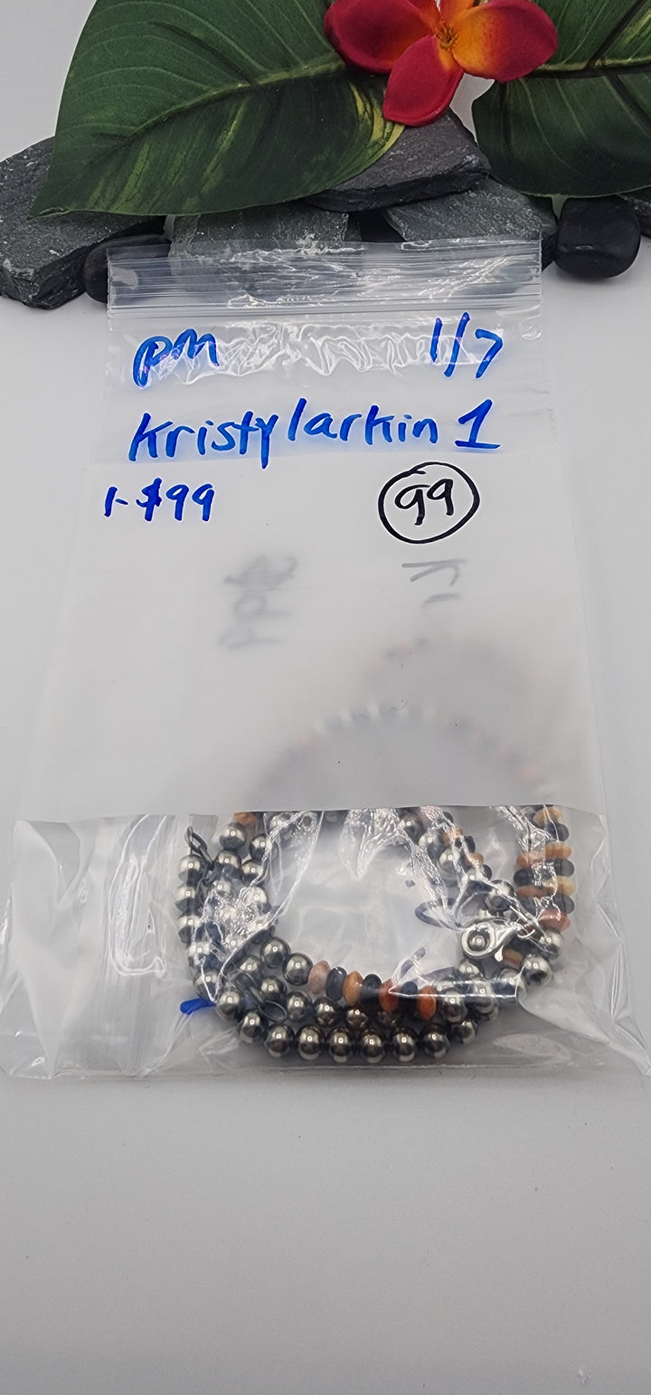 PM SHOW 48HR - RESERVED FOR: KristyLarkin1 - 1/7/2026 tiktok Live Show - 1 Sterling Silver Items