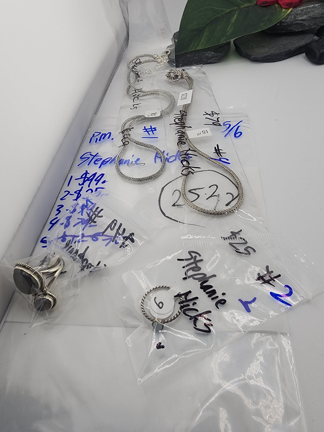 Stephanie Hicks - 5/6/26 PM - 4 925 Sterling Silver Items