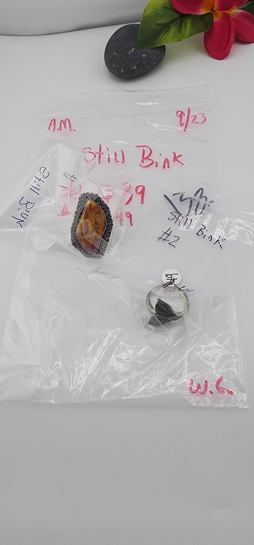 AM SHOW 48HR - RESERVED FOR: Still Bink - 9/23/2025 FL tiktok Live Show - 2 Sterling Silver Items