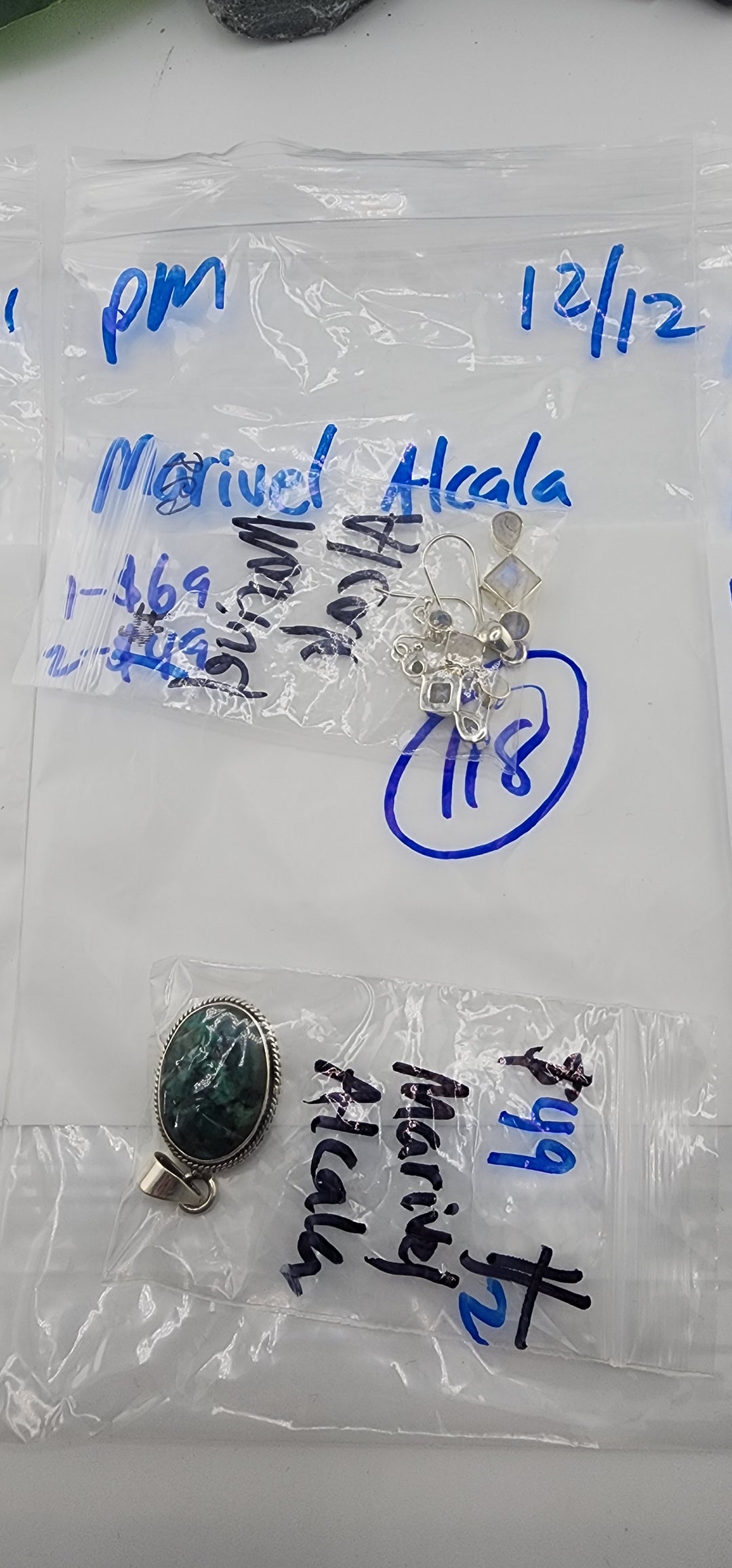 PM SHOW 48HR - RESERVED FOR: Marivel Alcala - 12/12/2025 tiktok Live Show - 2 Sterling Silver Items