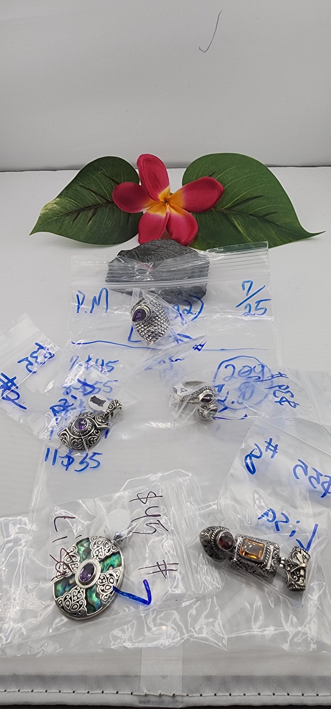 PM SHOW 48HR - RESERVED FOR: Lisa (Bag 2) - 7/25/2025 FL tiktok Live Show - 5 Sterling Silver Items