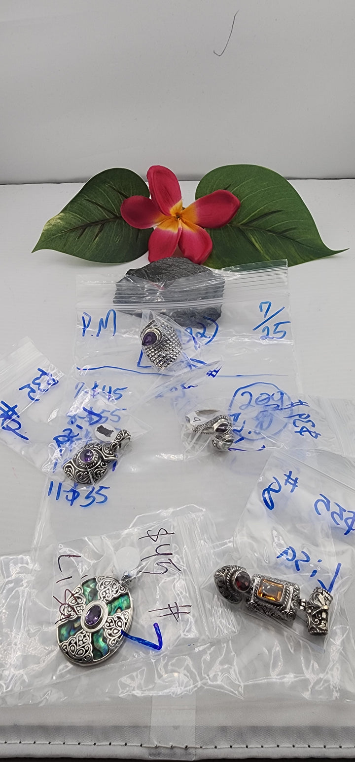 PM SHOW 48HR - RESERVED FOR: Lisa (Bag 2) - 7/25/2025 FL tiktok Live Show - 5 Sterling Silver Items
