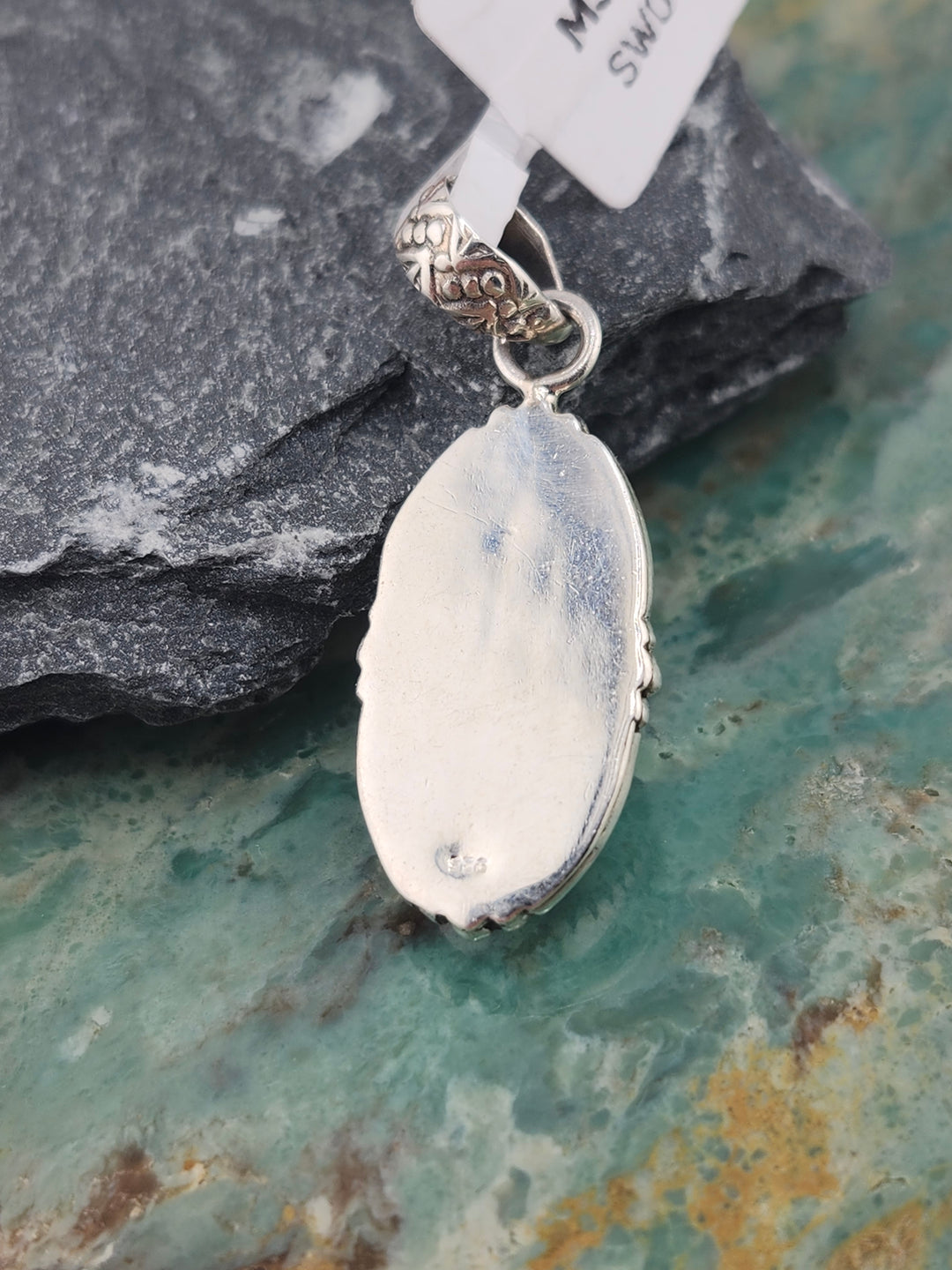 Southwest 925 Sterling Silver Sonoran Gold Pendant