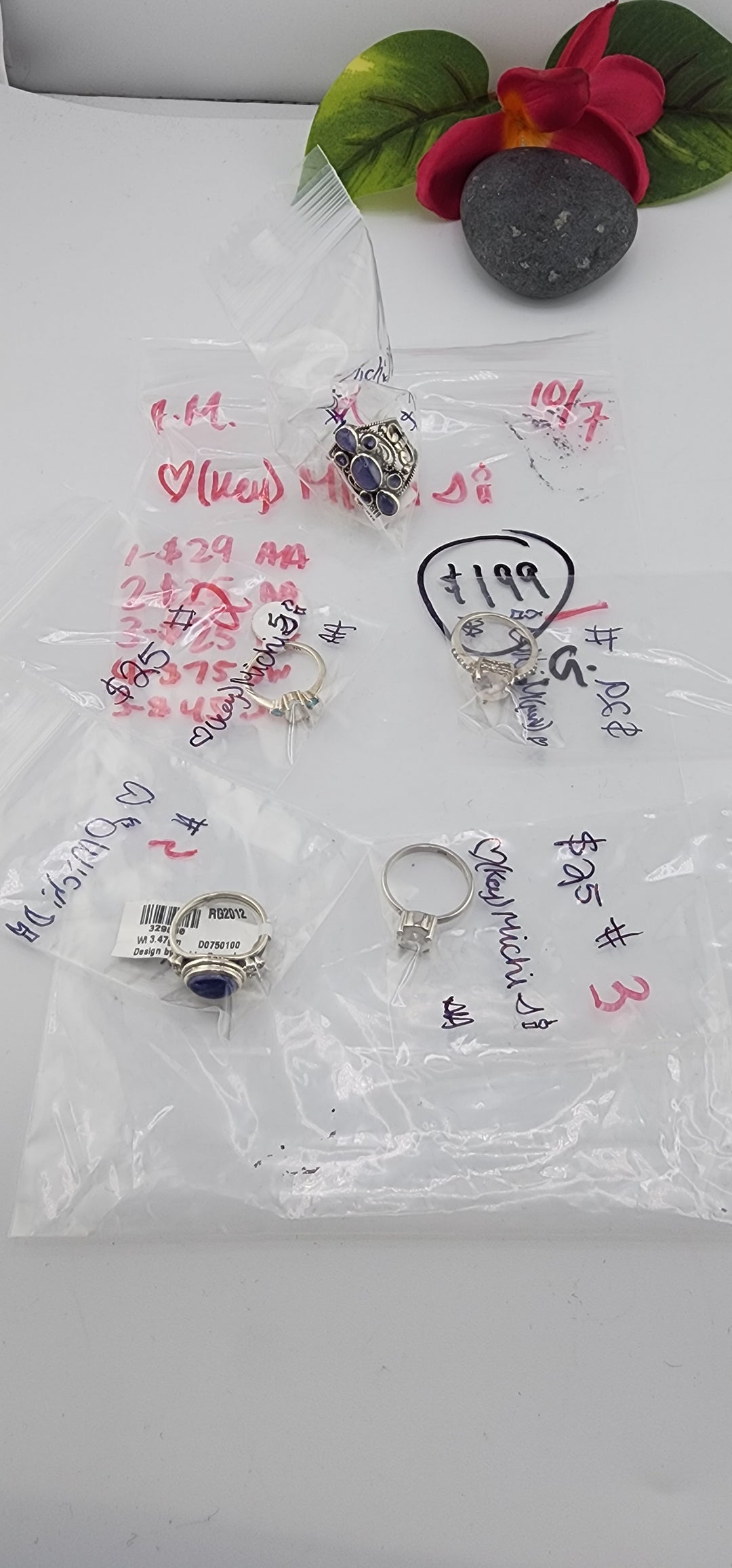 AM SHOW 48HR RESERVED FOR: 🖤🔑Michi 🌙🕯️- 10/7/2025 FL tiktok Live Show -  5 Sterling Silver Items