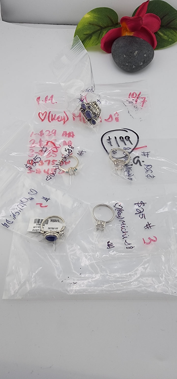 AM SHOW 48HR RESERVED FOR: 🖤🔑Michi 🌙🕯️- 10/7/2025 FL tiktok Live Show -  5 Sterling Silver Items