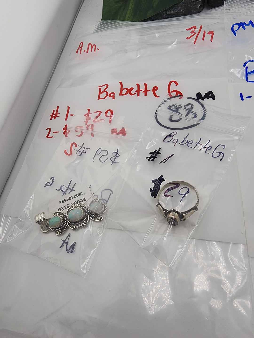 Babette G - 3.19.26 - 2 925 Sterling Silver Items