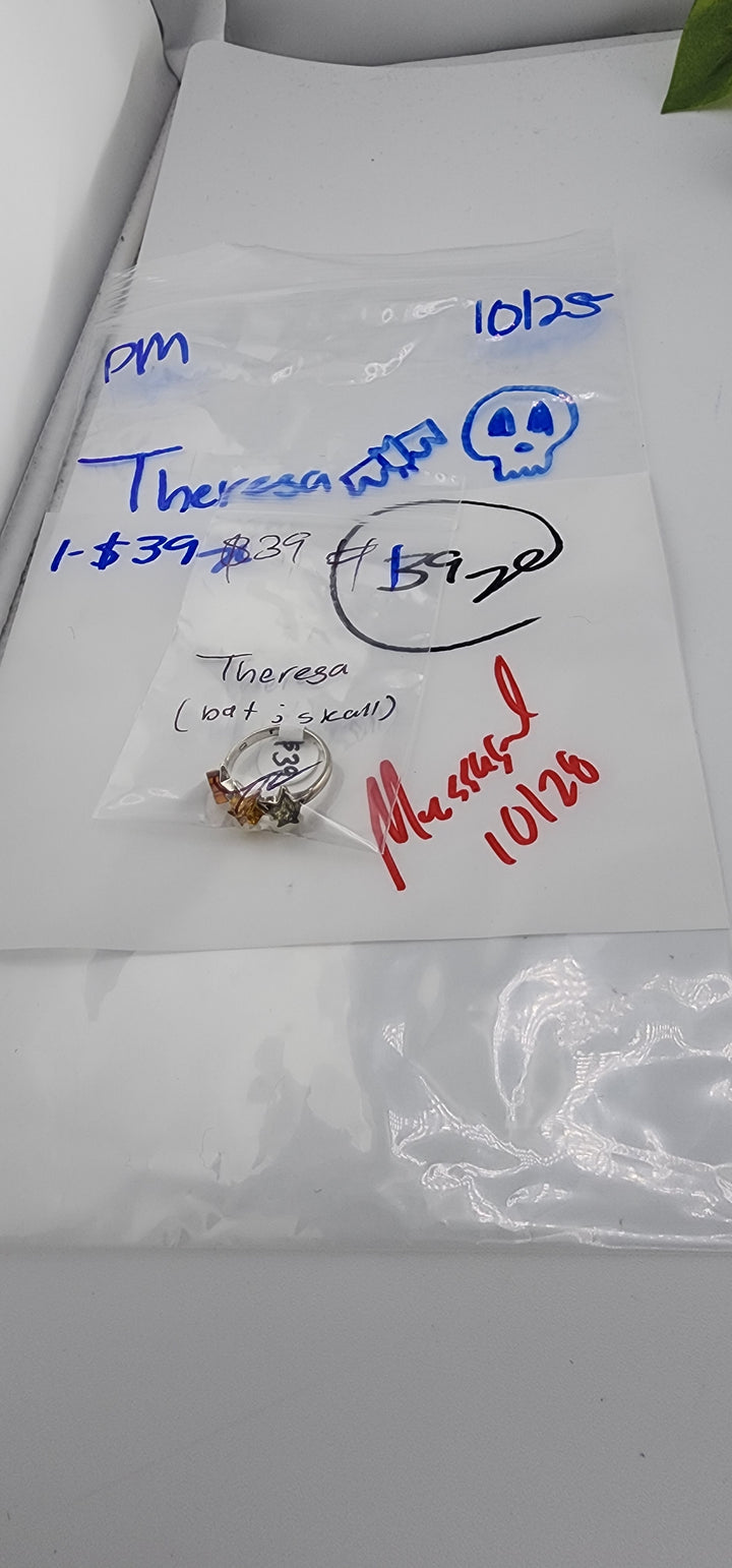 PM SHOW 48HR - RESERVED FOR: Theresa🦇💀 - 10/25/2025 FL tiktok Live Show - 1 Sterling Silver Items