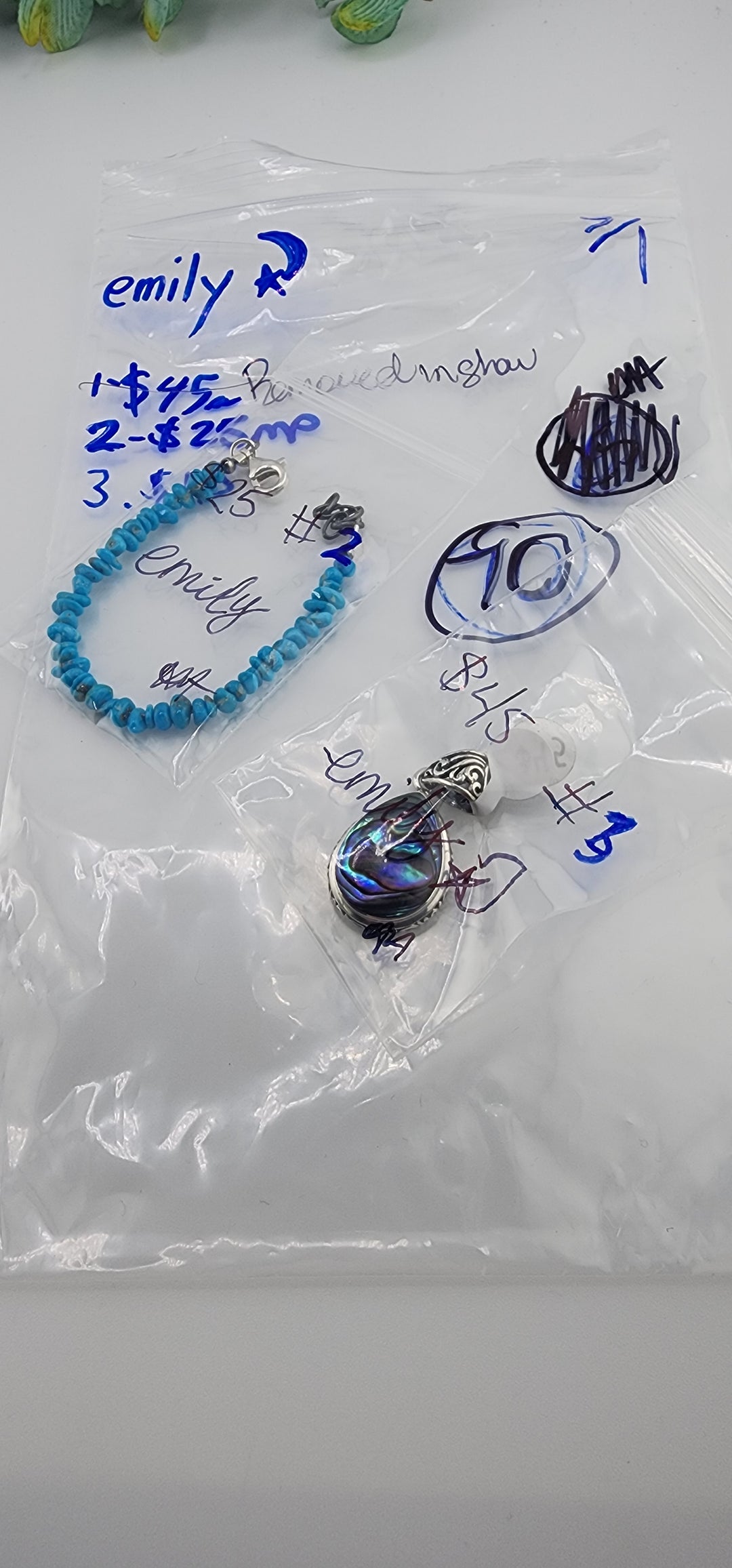 RESERVED FOR: emily 💫 - 7/1/2025 tiktok Reservation Live Show -2 Sterling Silver Items