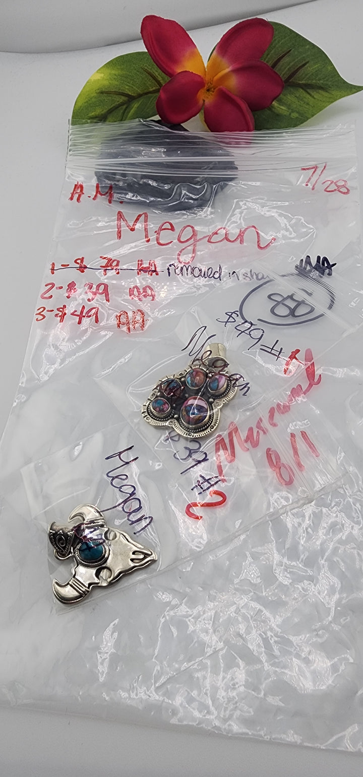 AM SHOW 48HR - RESERVED FOR: Megan - 7/28/2025 FL tiktok Live Show - 2 Sterling Silver Items