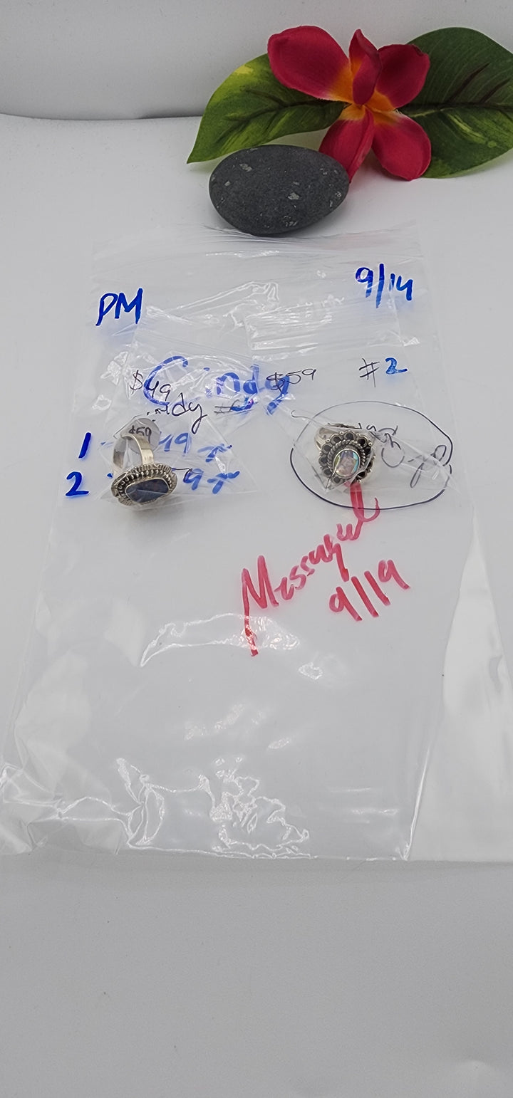 PM SHOW 48HR - RESERVED FOR: Cindy - 9/14/2025 FL tiktok Live Show - 2 Sterling Silver Items