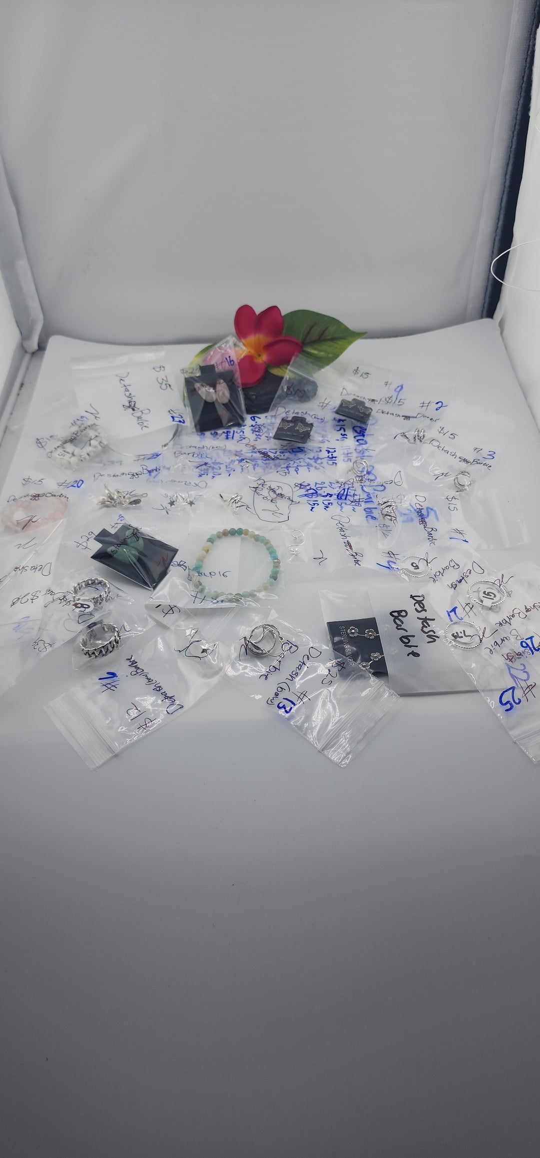 RESERVED FOR: Destash🎀Barbie - 5/29/2025 tiktok Live Show - 27 Sterling Silver Items