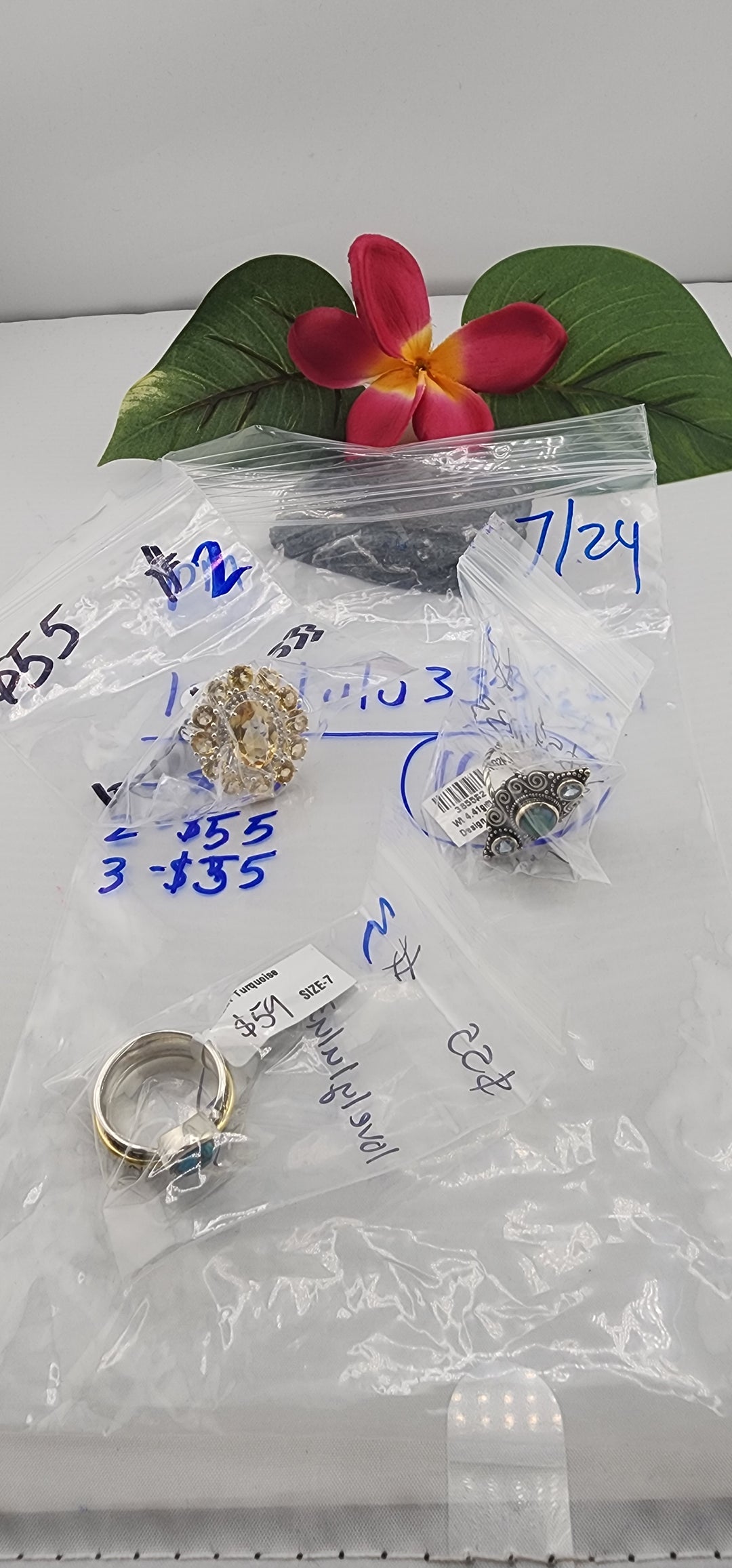 PM SHOW 48HR - RESERVED FOR: lovelylulu333  - 7/24/2025 FL tiktok Live Show - 3 Sterling Silver Items