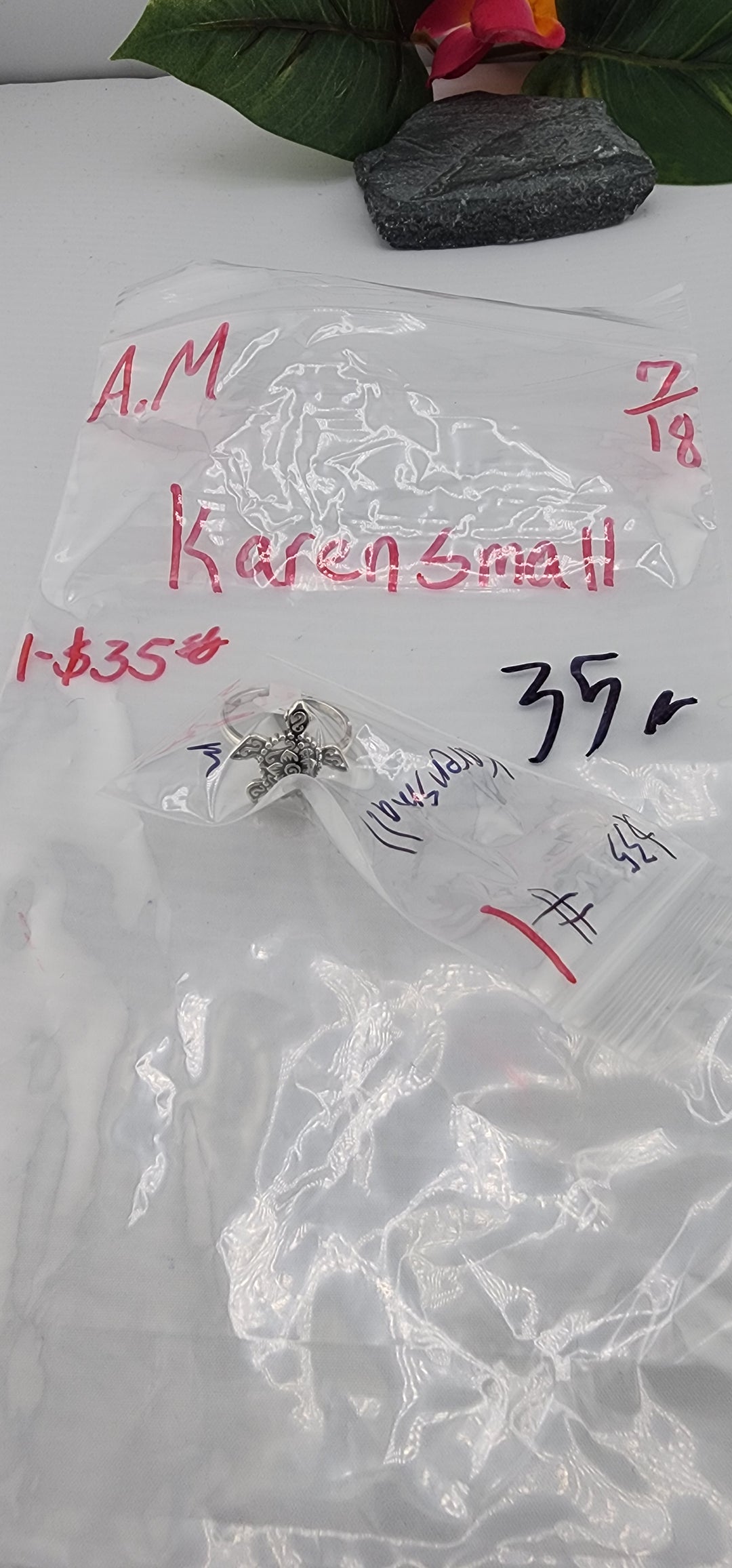 AM SHOW 48HR - RESERVED FOR: Karensmall - 7/18/2025 FL tiktok Live Show - 1 Sterling Silver Items