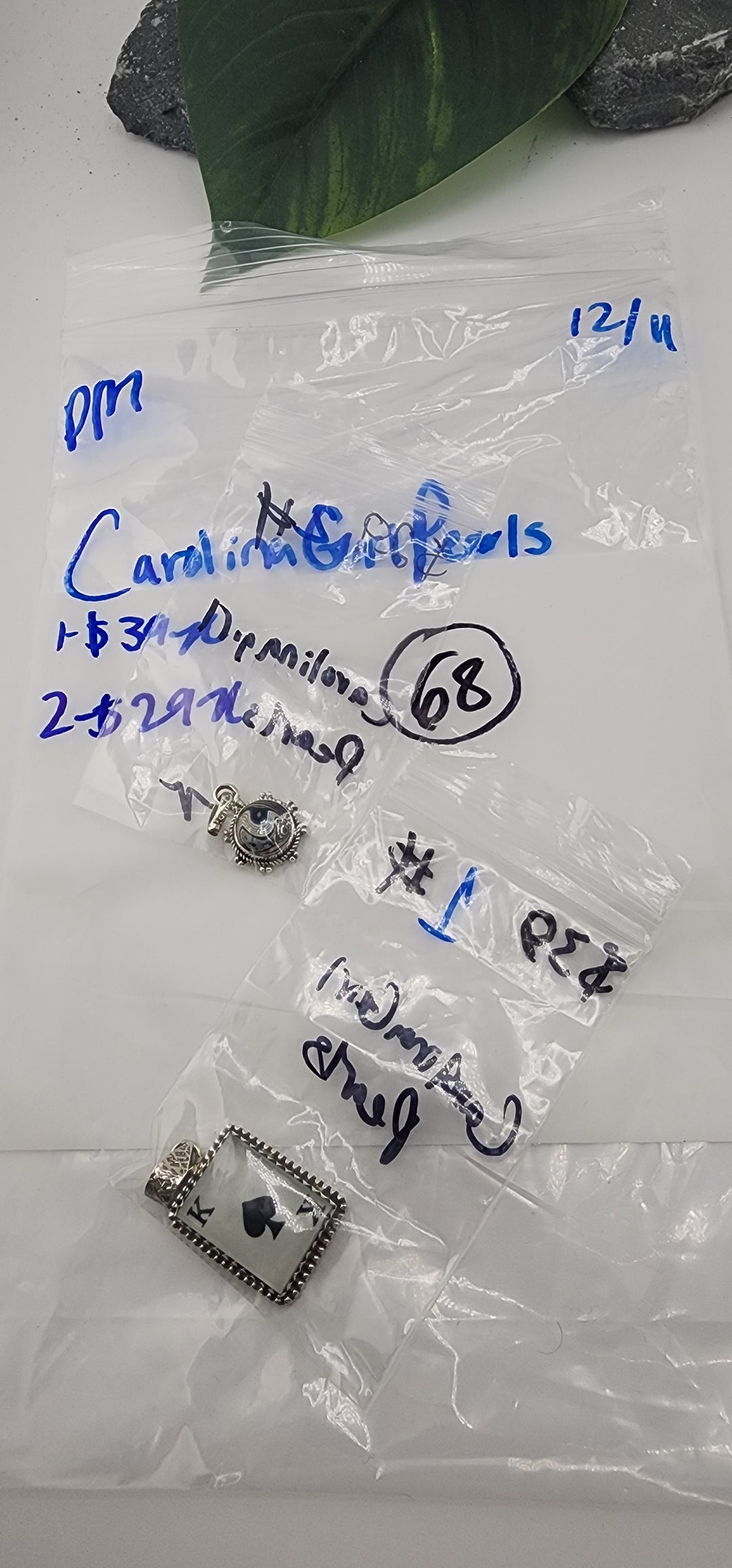 PM SHOW 48HR - RESERVED FOR: CarolinaGirlPearls - 12/11/2025 tiktok Live Show - 2 Sterling Silver Items