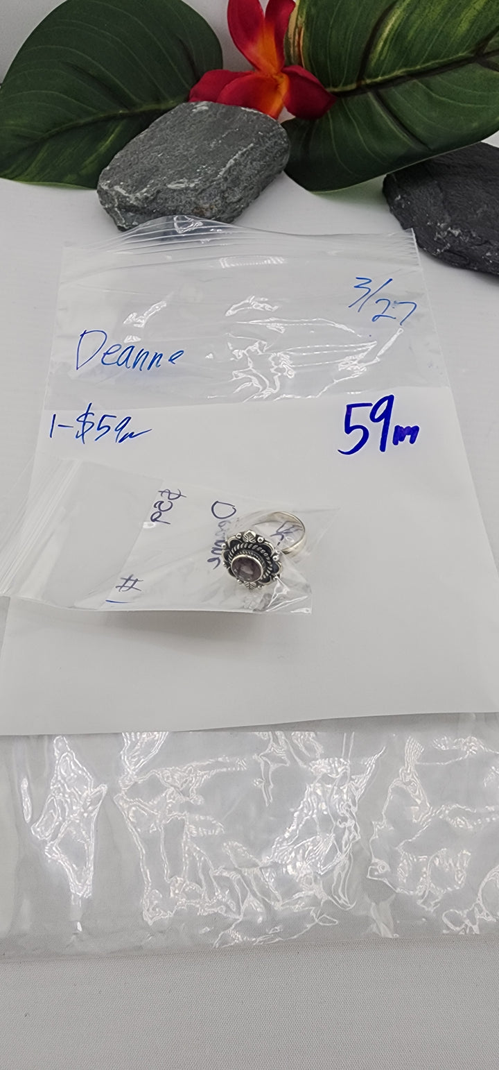 RESERVED FOR: Deanne - 3/27/2025 tiktok Live Show - 1 Sterling Silver Items