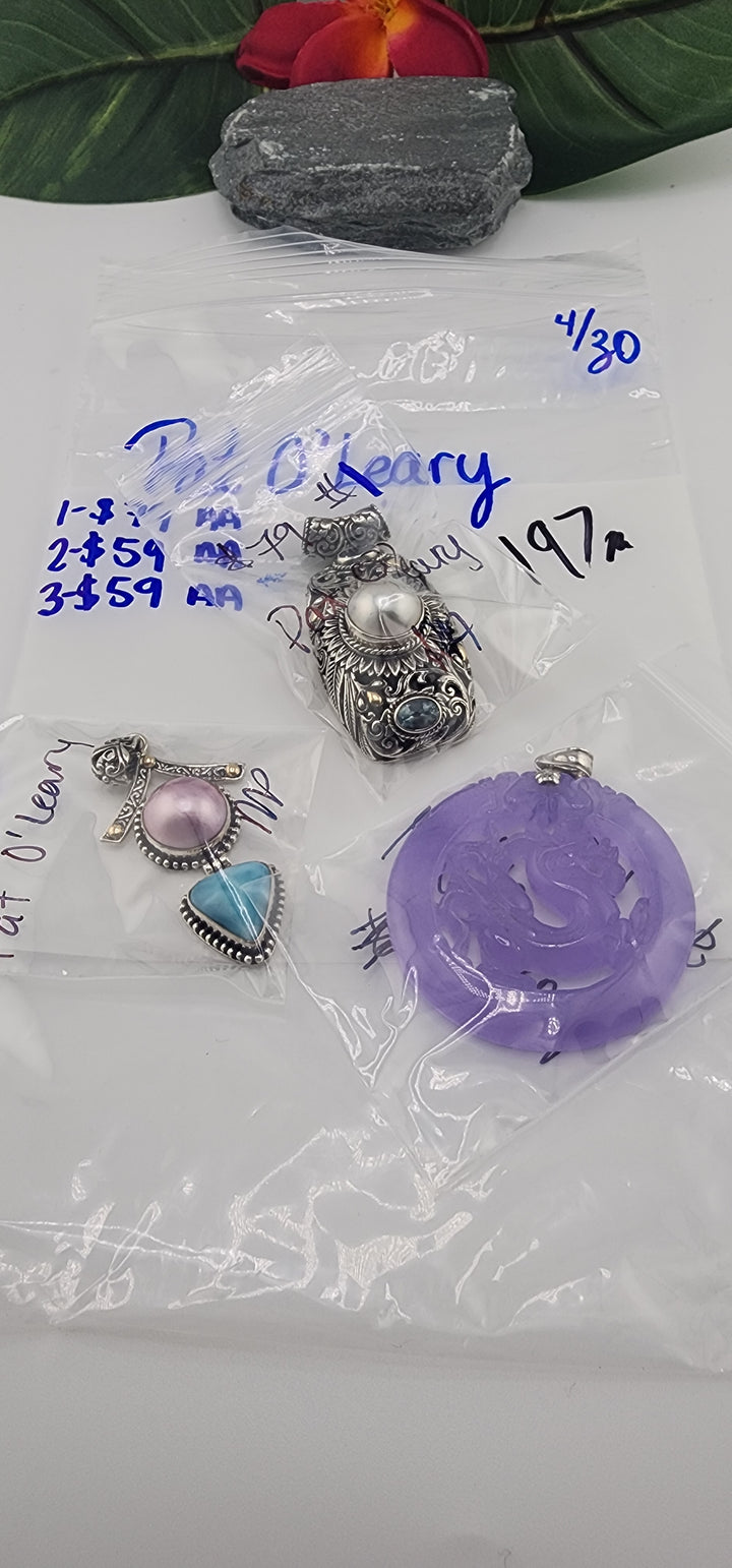 RESERVED FOR: Pat O'Leary- 4/30/2025 tiktok Live Show - 3 Sterling Silver Items