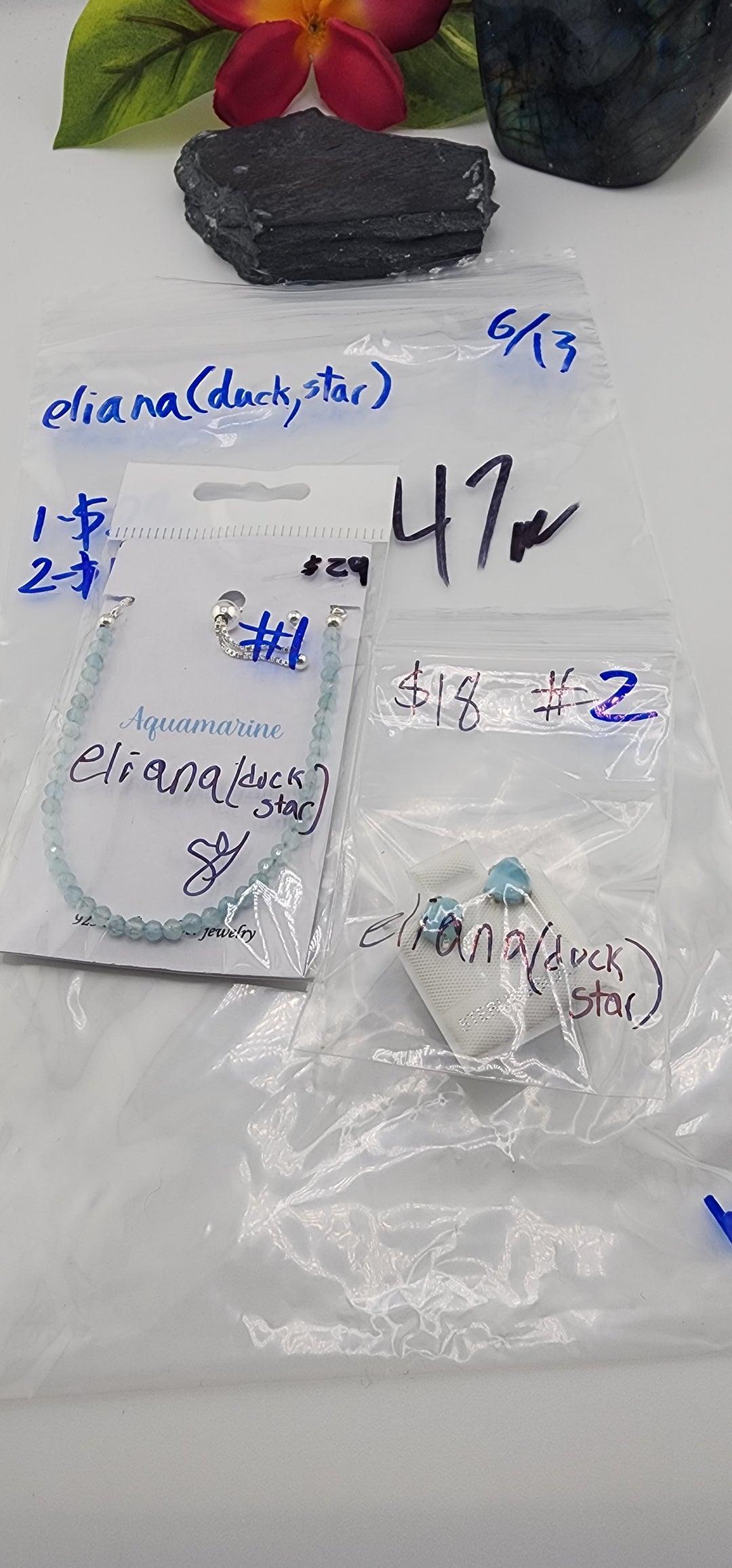 48HR - RESERVED FOR: eliana🦆💫 - 6/13/2025 FL tiktok Live Show - 2 Sterling Silver Items
