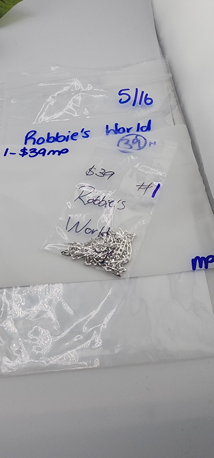 RESERVED FOR: Robbie's World- 5/16/2025 tiktok Live Show - 1 Sterling Silver Items
