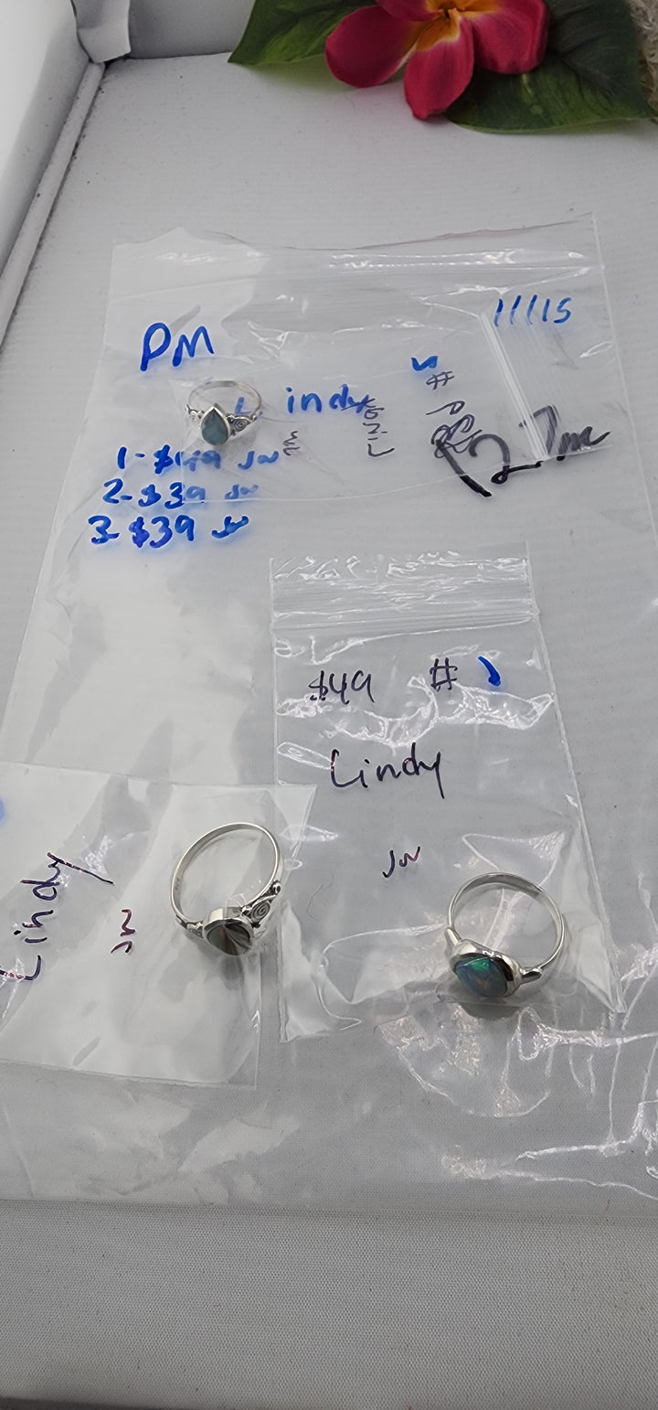 PM SHOW 48HR - RESERVED FOR:  Lindy- 11/15/2025 tiktok Live Show -3  Sterling Silver Items