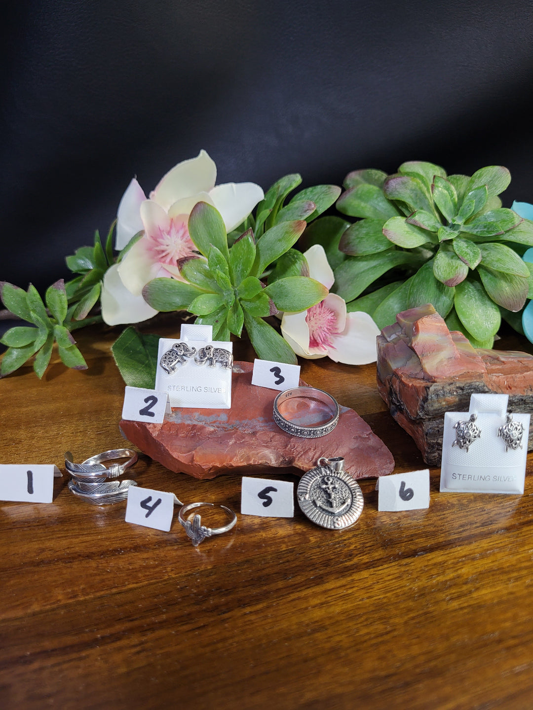RESERVED FOR: Shawnee 7/13/24- 6 Sterling Silver Items