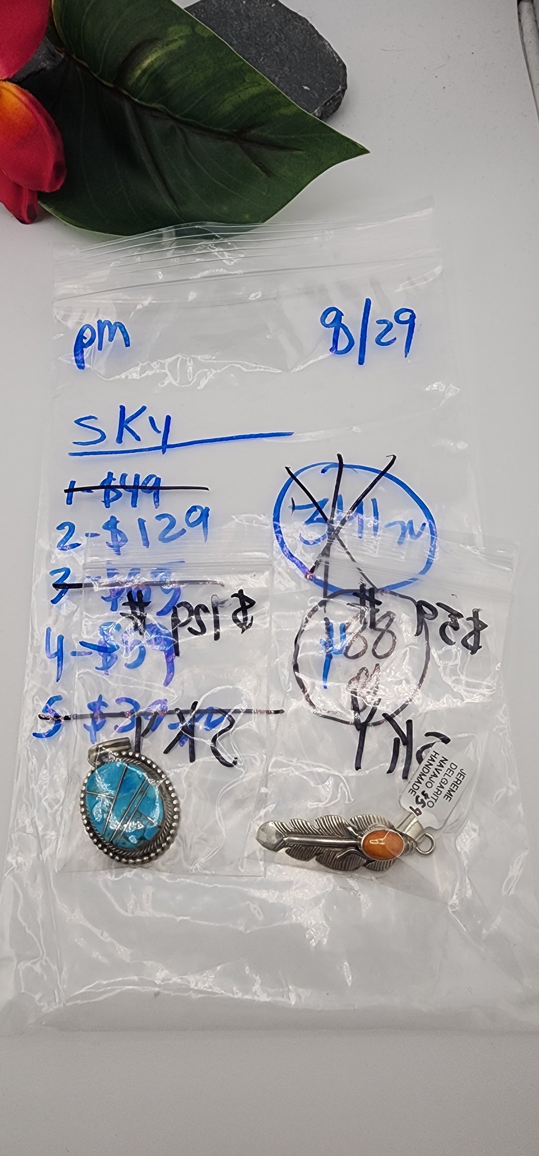 PM SHOW 48HR - RESERVED FOR: SKY - 8/29/2025 FL tiktok Live Show - 2 Sterling Silver Items