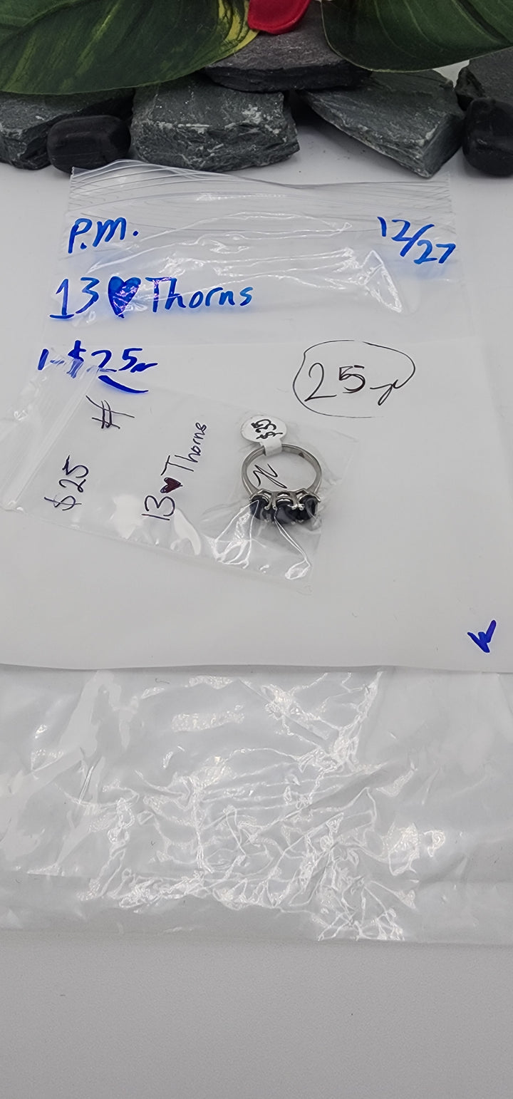 PM SHOW 48HR - RESERVED FOR: 13🖤Thorns - 12/27/2025 tiktok Live Show - 1 Sterling Silver Items